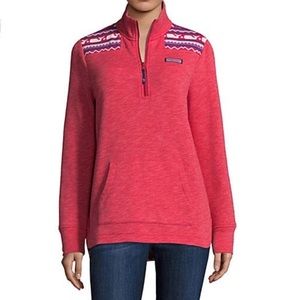 Vineyard Vines Whale Isle Quarter-Zip Sweater S